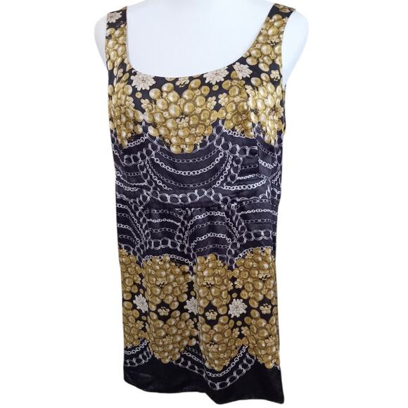 CABI 100% Silk Top Blouse Cami Tank L Dressy Office Career Event Flowy Classic - Picture 9 of 11